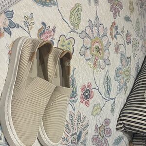 UGG Women's Beige Slip-On Sneakers